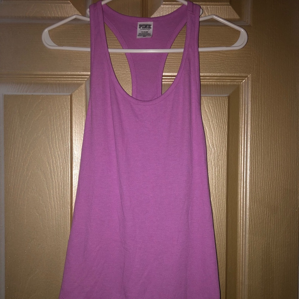 Pink Victoria’s Secret Purple/Pink Ribbed Tank Top